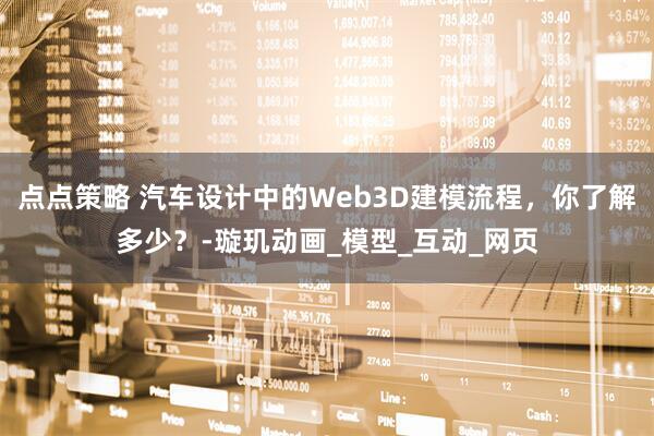 点点策略 汽车设计中的Web3D建模流程，你了解多少？-璇玑动画_模型_互动_网页